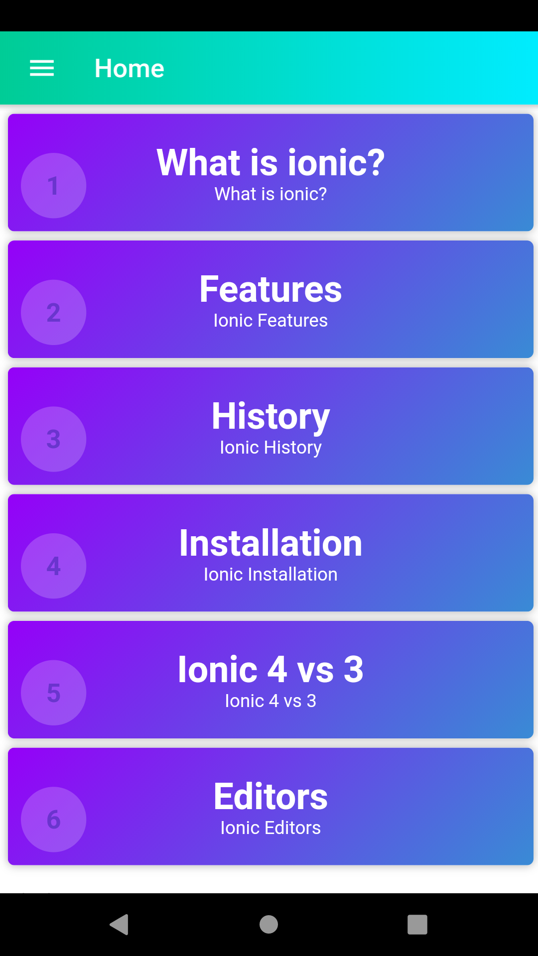 Guide for Ionic 4 - App on Amazon Appstore
