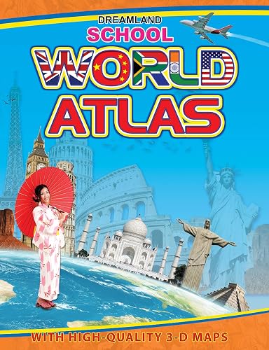World Atlas for Secondary Classes with High Quality 3D Maps