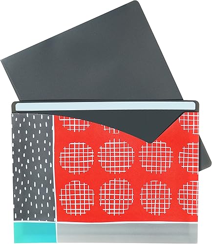 Miniatura 5 de C-Line Chamarras de archivo para escribir, diseño juguetón Pops, paquete de 6 (63540)