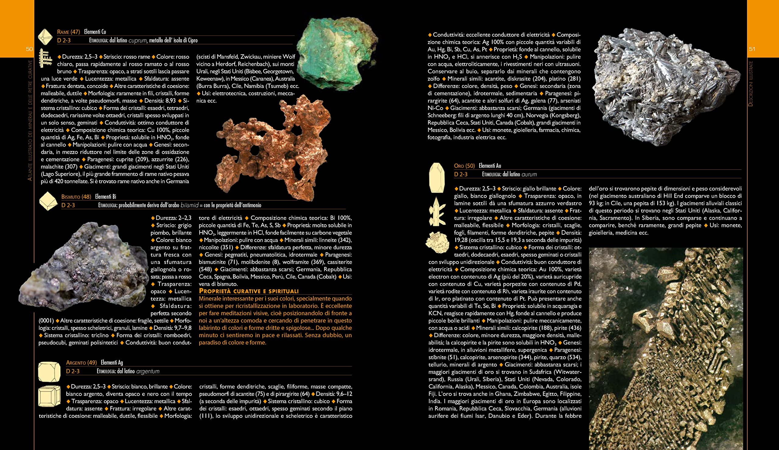 Atlante illustrato dei minerali e delle pietre curative