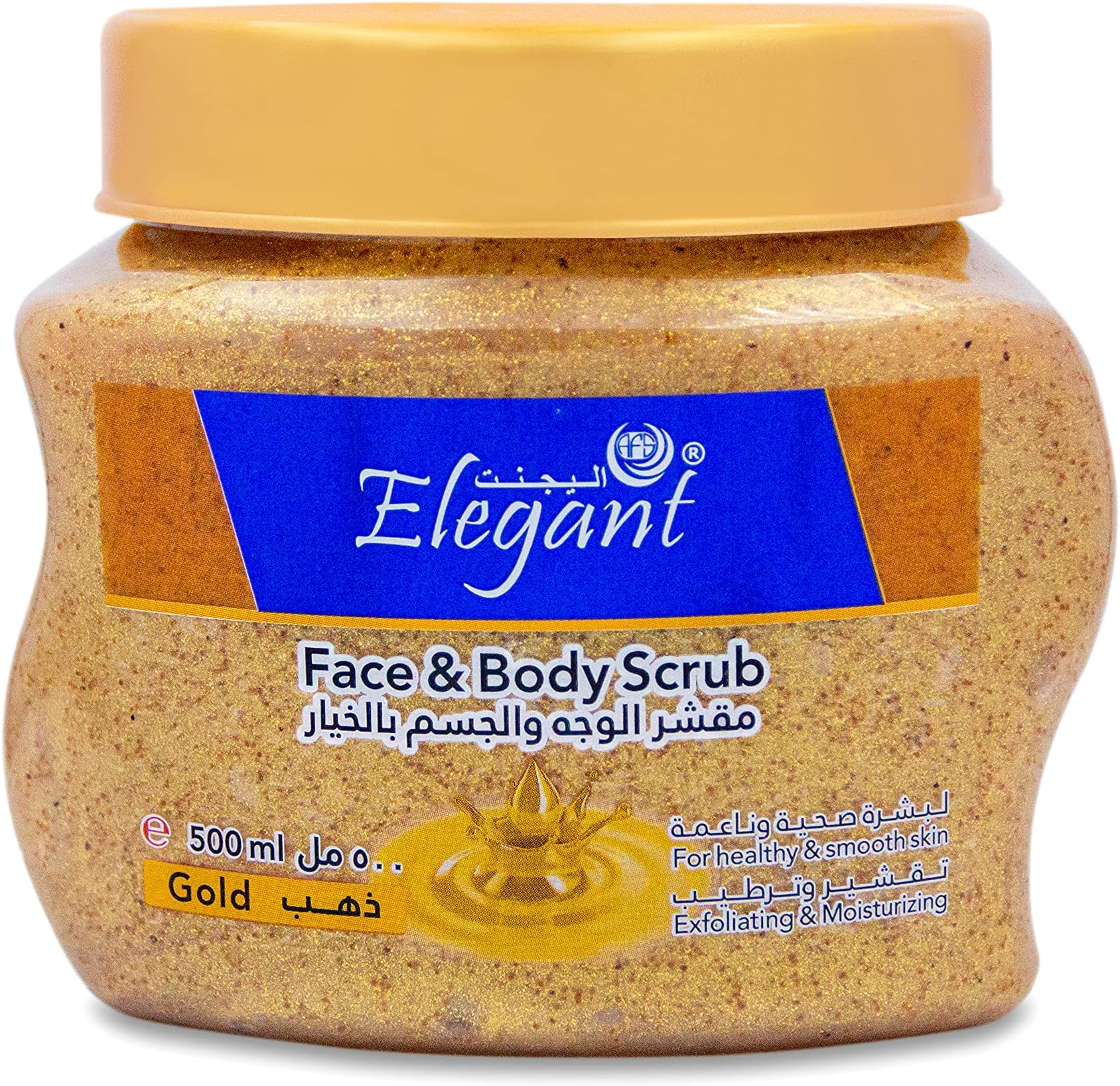 Elegant Face & Body Scrub - Gold