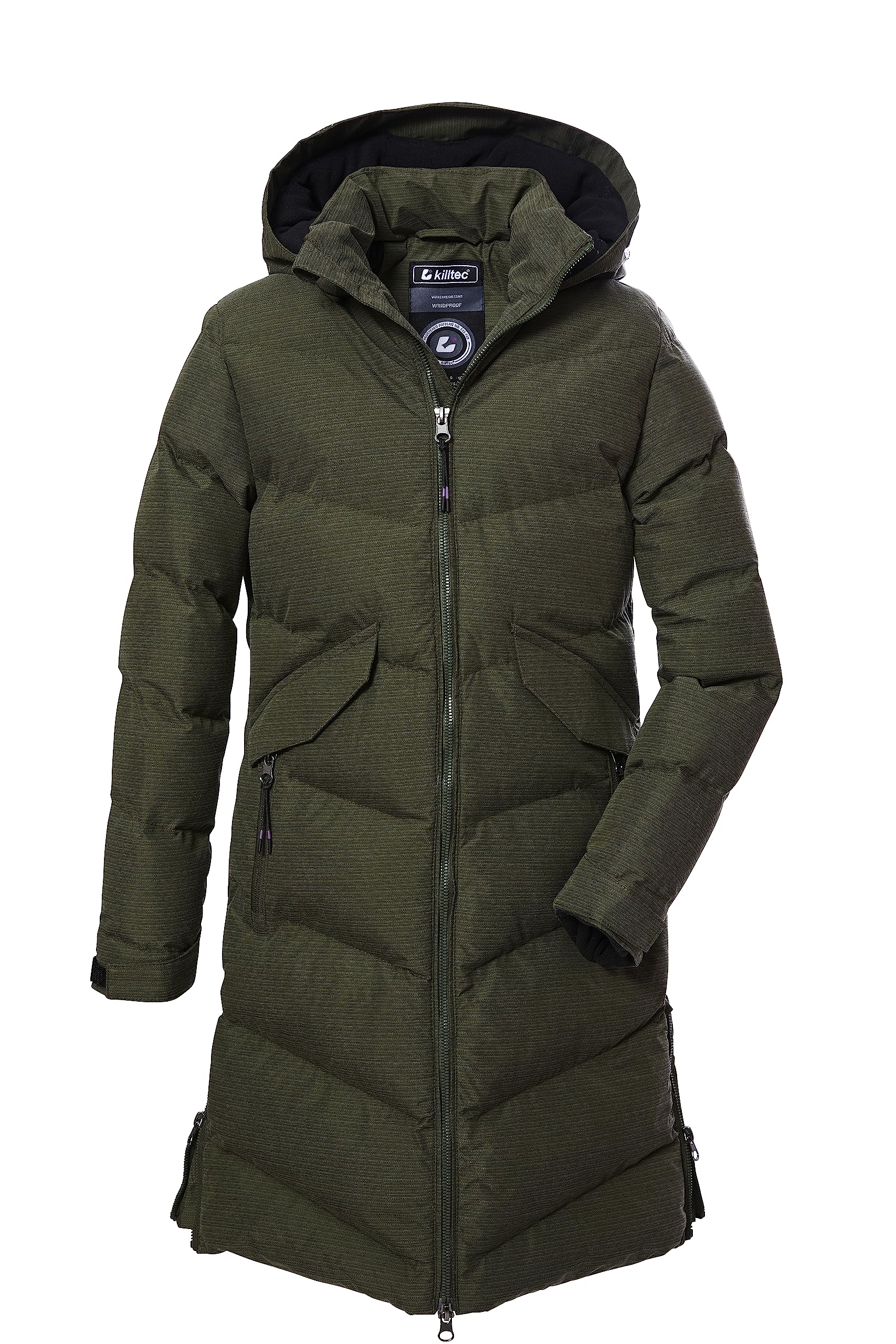Killtec Kow 167 Grls Qltd Ct Abrigo acolchado con capucha/abrigo repelente al agua. Girl´s