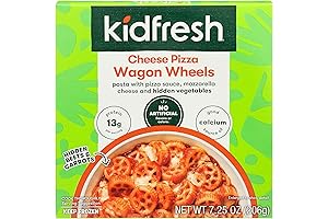 KIDFRESH Cheese Pizza Wagon Wheels Pasta, 7.25oz
