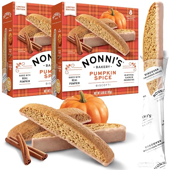 Best Pumpkin Spice Products on Amazon 2026 — Ranked 6 Nonni's Pumpkin Spice Biscotti