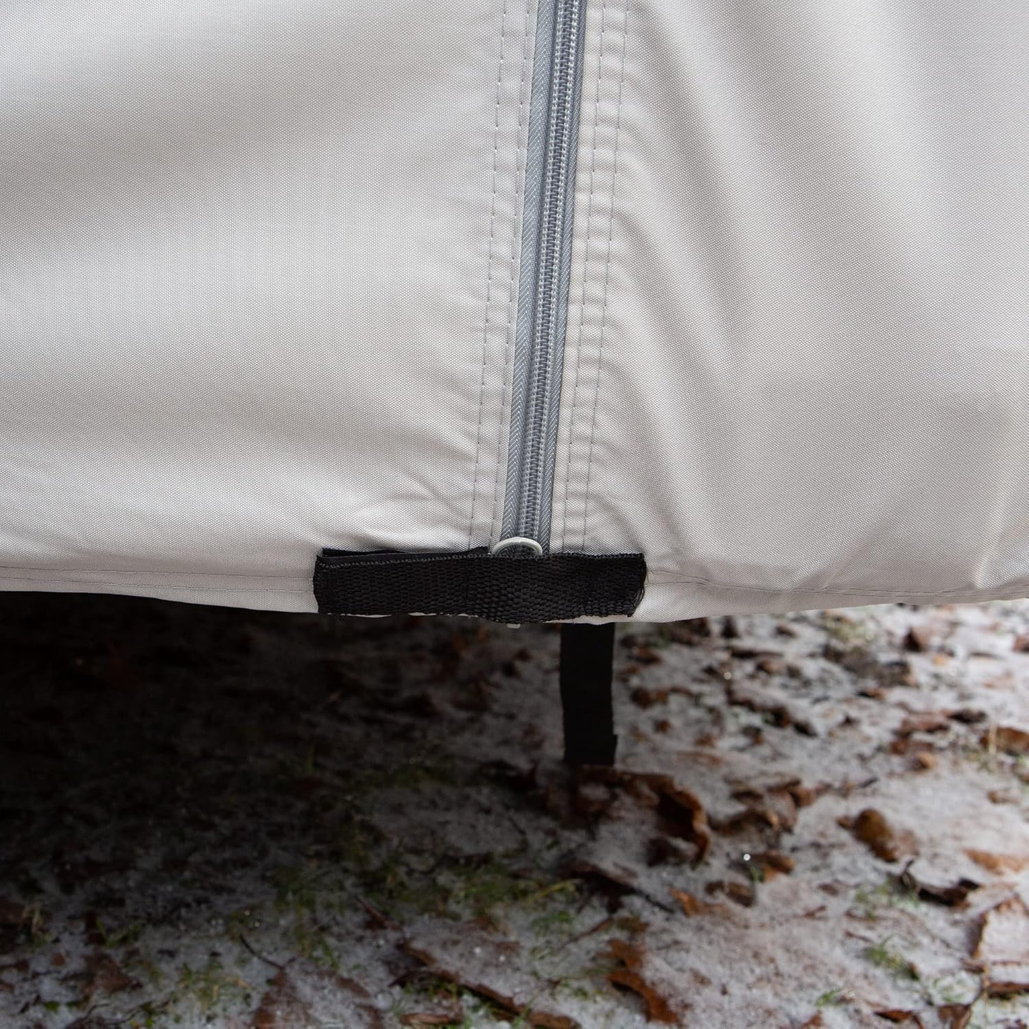 Budge Premier Toy Hauler RV Cover Fits Toy Hauler RVs 17' to 18' Long (Gray, Polyester), 216" L x 105" W x 116" H (RVRP-59)