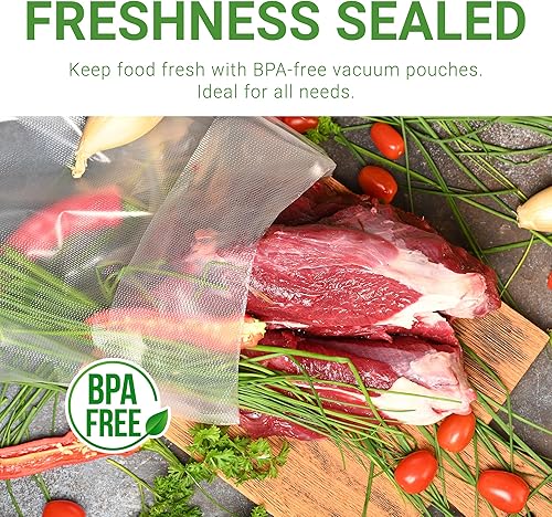 Miniatura 7 de 1,000 bolsas transparentes de 10 x 12 pulgadas para máquina de cámara de 3 mil, bolsas de sellado al vacío de cámara precortadas, bolsa de sellado