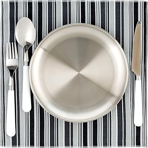 Miniatura 5 de Wealers Juego de utensilios de cocina de campamento, organizador de cubiertos de acero inoxidable de 24 piezas con estuche, utensilios de cocina