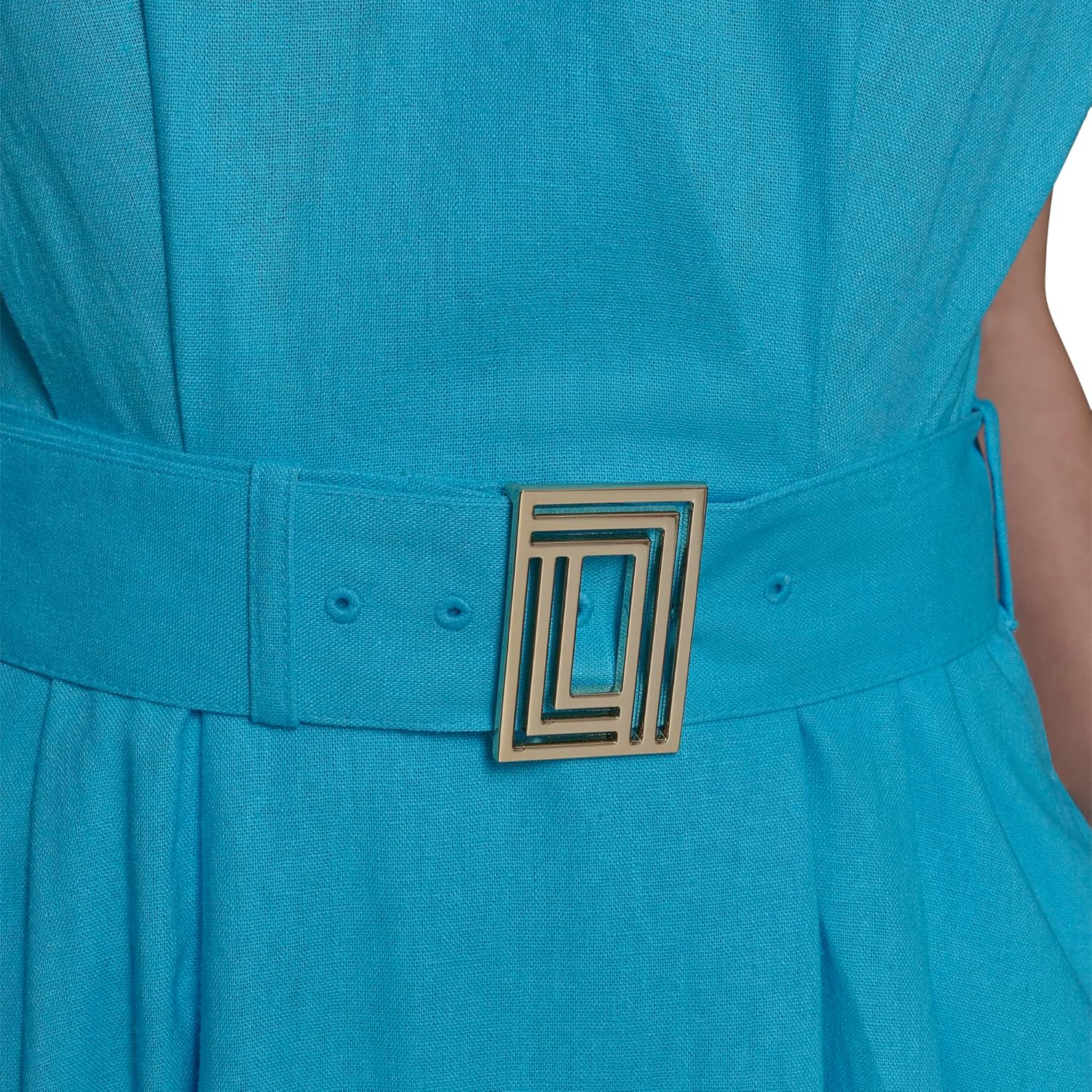 Karl Lagerfeld Womens Short Sleeve Multifunctional Shirt Dress - Image 5