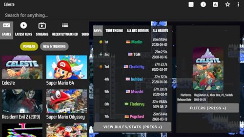 Speedrun.com Browser (Unofficial)