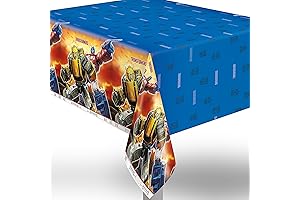 Unique Transformers Rectangular Plastic Table Cover