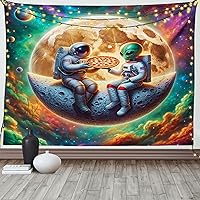 Vista 109 de Ambesonne Tapiz hawaiano, Costa Na Pali en la isla de Kauai en Hawái, día soleado, horizonte de montaña, colgante de pared para dormitorio, sala