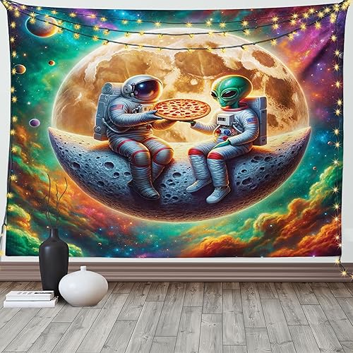 Miniatura 109 de Ambesonne Tapiz hawaiano, Costa Na Pali en la isla de Kauai en Hawái, día soleado, horizonte de montaña, colgante de pared para dormitorio, sala