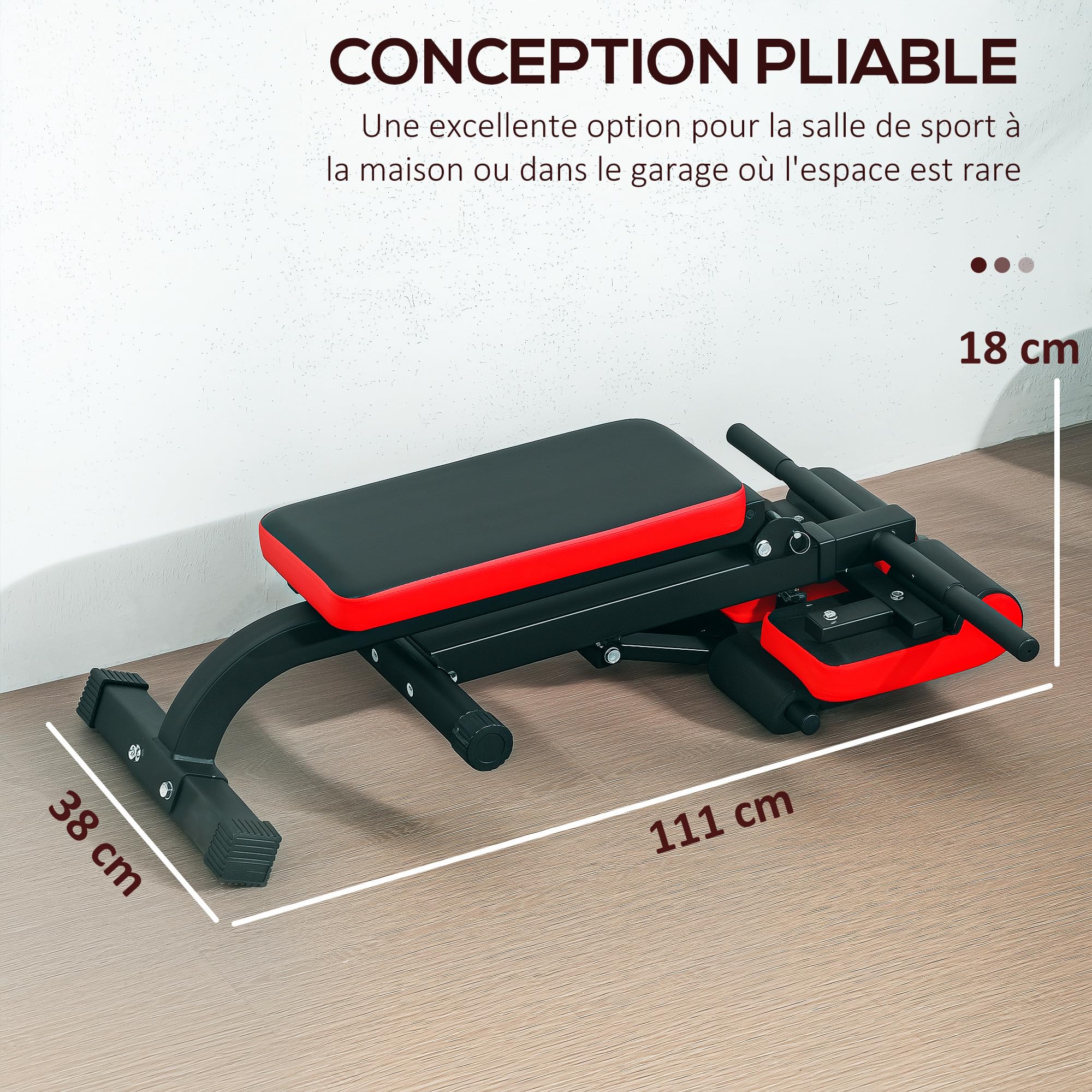 Multifunctionele Halterbank HS-1075 | Store