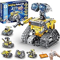 Vista 1 de Sillbird Kit de construcción de robot con control remoto, regalos para niños de 8 a 13 años, codificación STEM robótica Technic Racer Car Toys