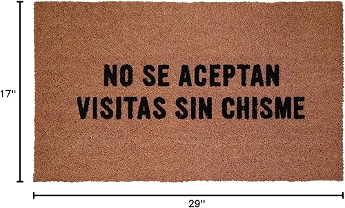 Miniatura 3 de Calloway Mills 110771729 No Se Aceptan Visitas sin Chisme Felpudo español 17" x 29"