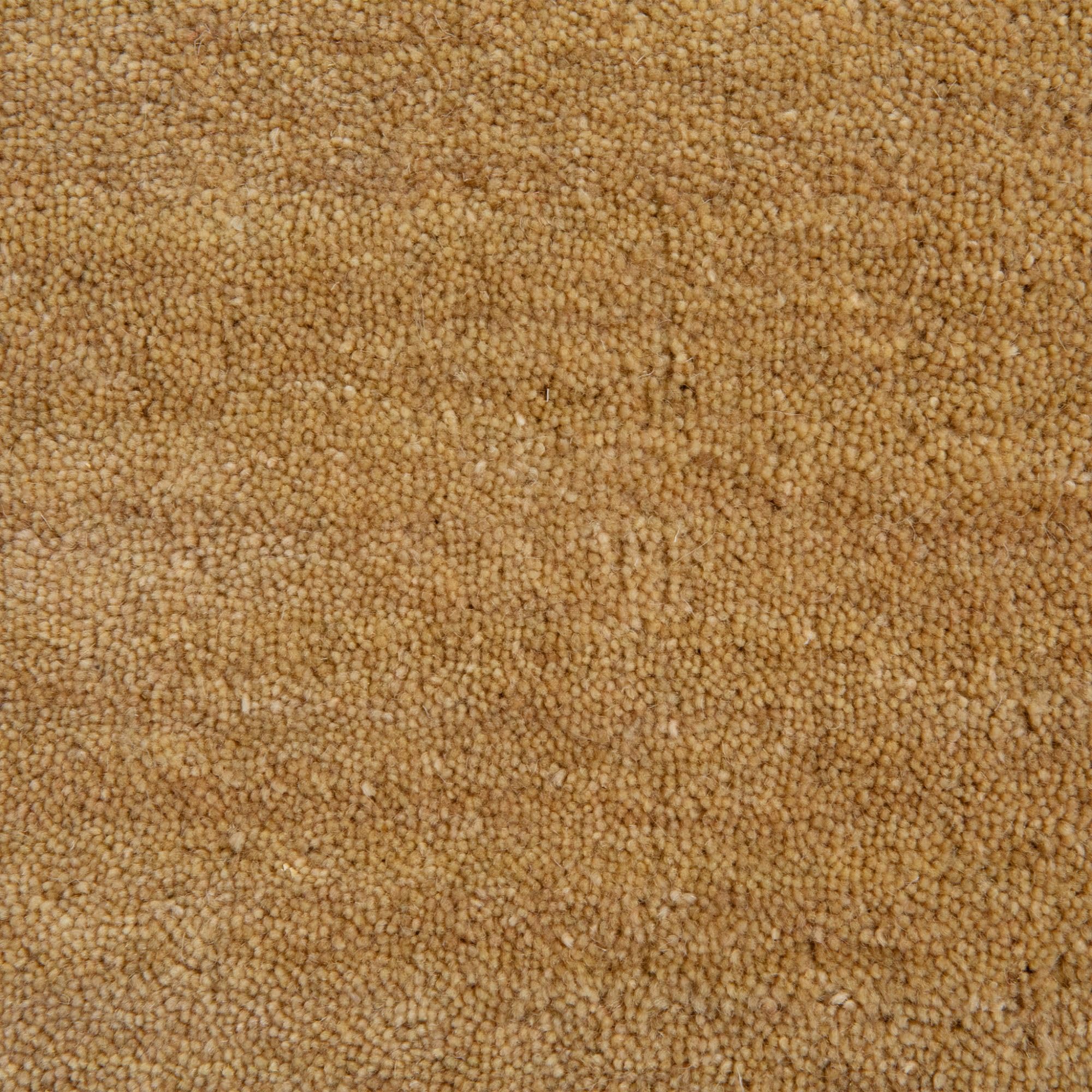 Steffensmeier Gabbeh Teppich Nomade | Wolle (Schurwolle), Gelb, Größe: 80x150 cm Kurzflor für Wohnzimmer, Flur, Ethno Look