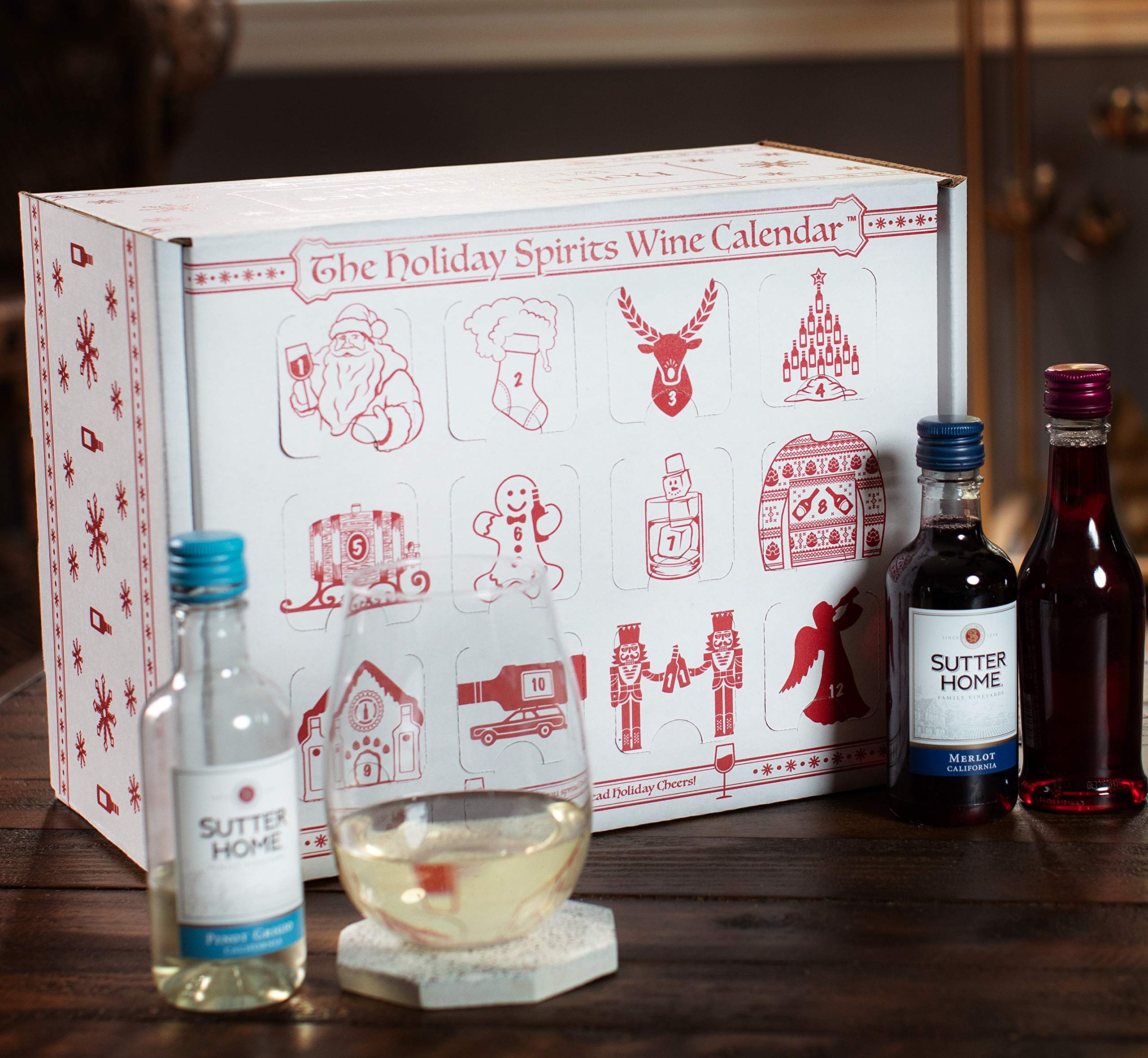 Amazon.com: Advent Calendar for Alcohol & Adults | Gift Booze & Wine for  Christmas 2023 | Great White Elephant & Holiday Party Hostess Present Idea  | Alcohol Not Included (2, Wine) : Home & Kitchen