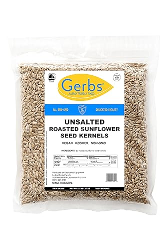 Miniatura 8 de GERBS, núcleos de semillas de girasol sin Gluten, maní, árbol de nuez, soja, huevo, sésamo, mostaza, peces y crustáceos 100 % naturales, veganos y