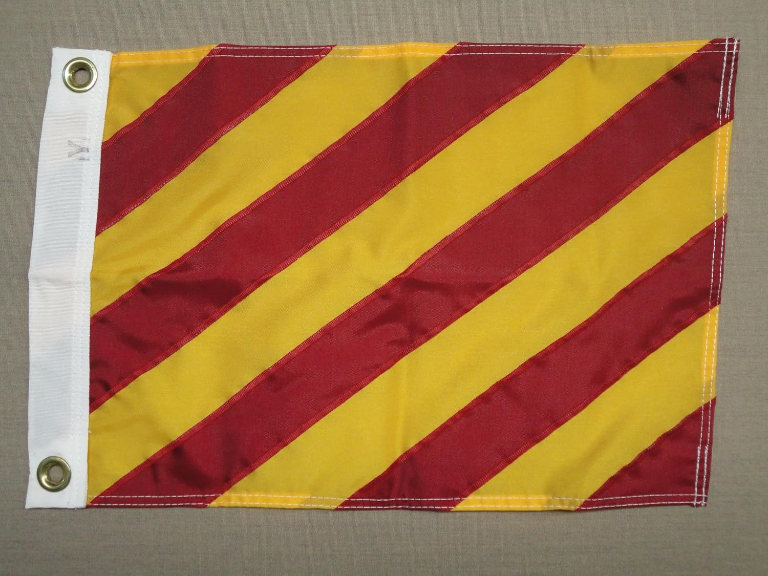 Letter Y Yankee International Code of Signals Size #0 Boating Yachting Indoor Outdoor Nylon Grommets 1' X 1 1/4' (12" X 15")