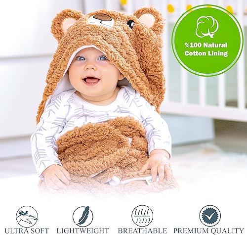 Miniatura 3 de Manta para envolver al bebé de 0 a 6 meses, linda felpa orgánica ultra suave para recién nacidos, artículos esenciales para bebés, niñas, niños,