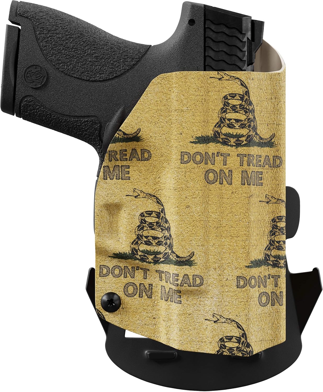 We The Individuals Holsters – Gadsden Flag – Exterior Waistband Open Carry – OWB Kydex Holster – Adjustable Journey/Cant/Retention