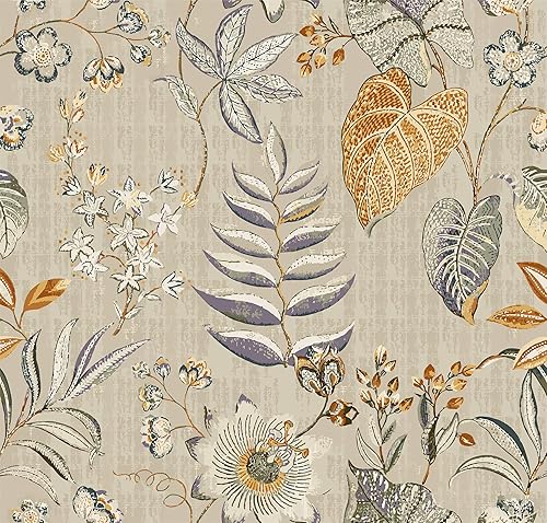 Miniatura 8 de Papel tapiz de cactus blanco y negro, 17.71 x 118.1 pulgadas, autoadhesivo, extraíble, papel de contacto floral beige, papel de contacto,