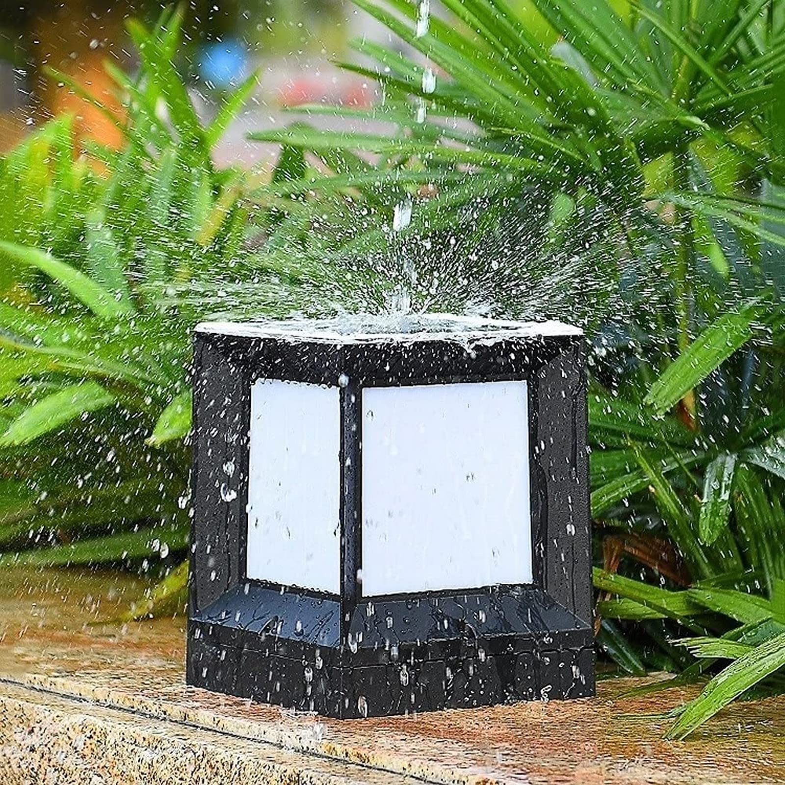 Lanterne solaire extérieure IP54 anti-poussière pour éclairer vos murets