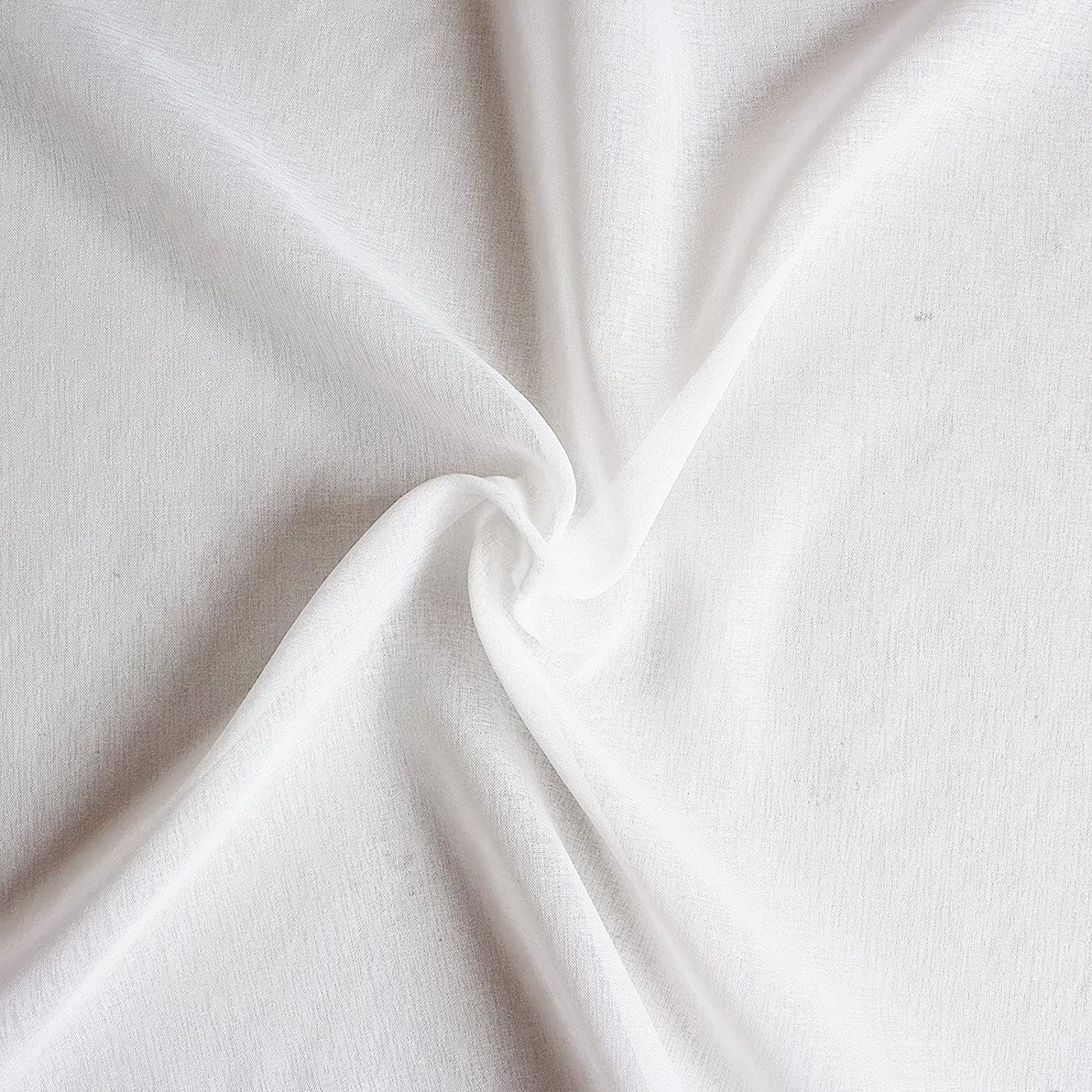 Coppia Tendine Finestra Con Pizzo Ricamato - 60x150cm - Bianco - Stile Shabby Chic Per Cucina - Foto 12