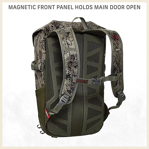 Miniatura 5 de Badlands Rise Pack - Mochila de caza impermeable, sujetadores Fidlock, paquete compatible con hidratación, patrón de camuflaje, enfoque fx, Tamaño