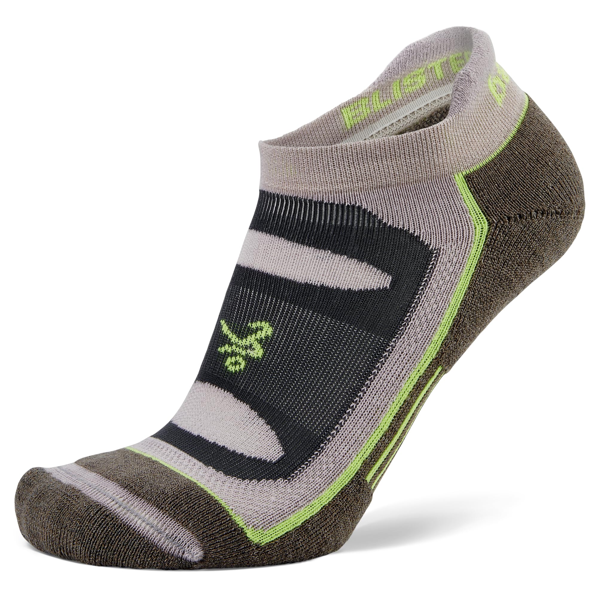 Balega Unisex's Blister Resist Performance No Show Athletic Running Socks (1 Pair), Mushroom, M