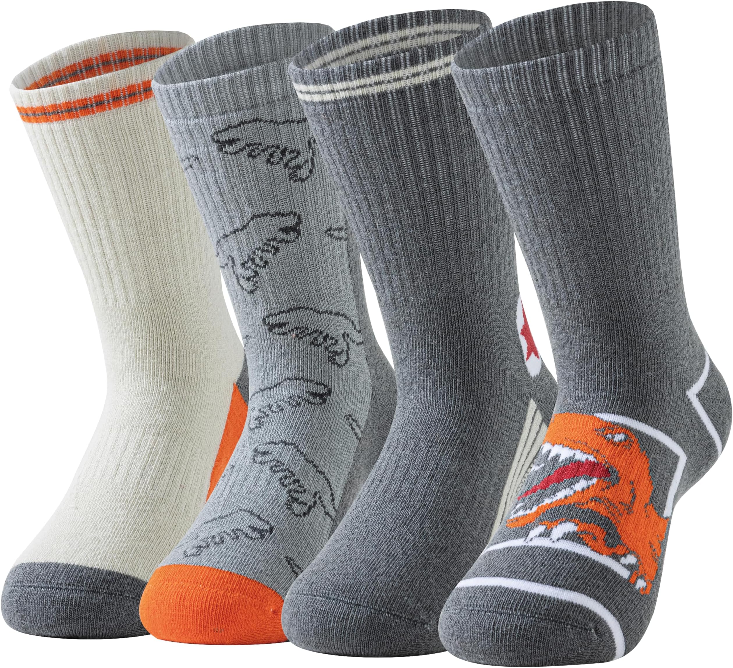 Cirorld 4 Pairs Kids Merino Wool Hiking Socks Boys Girls Teen Thermal Socks Winter Warm Cozy Thick Cushion Snow Socks