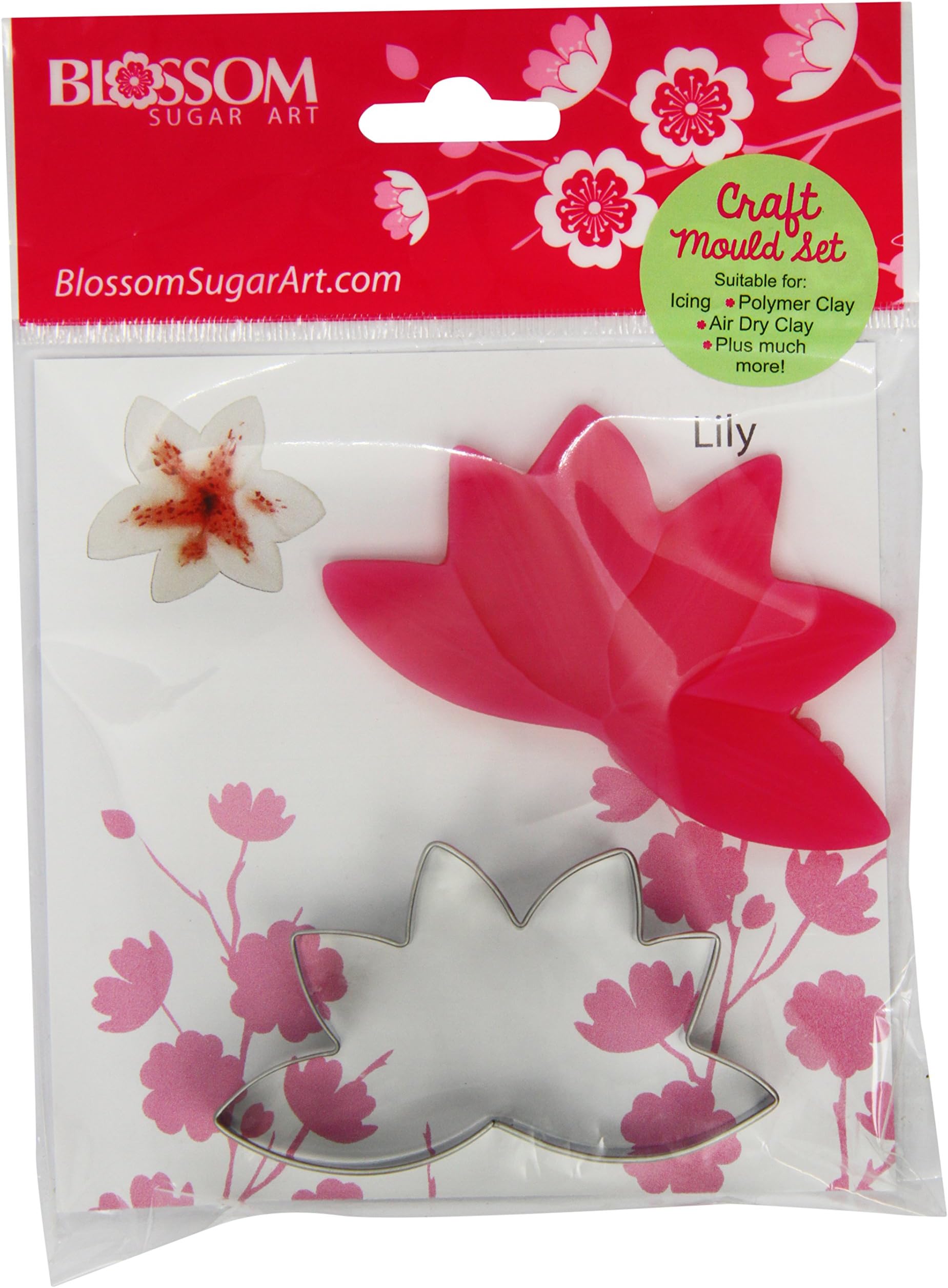 Blossom Sugar Art Ltd Lily Cutter and Mould Set Flower