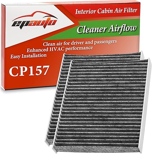 Miniatura 8 de EPAuto CP157 (CF12157) Filtro de aire de cabina, reemplazo para Toyota Camry, Corolla, RAV4, Prius, Highlander, Sienna, Lexus RX, NX, ES, Subaru