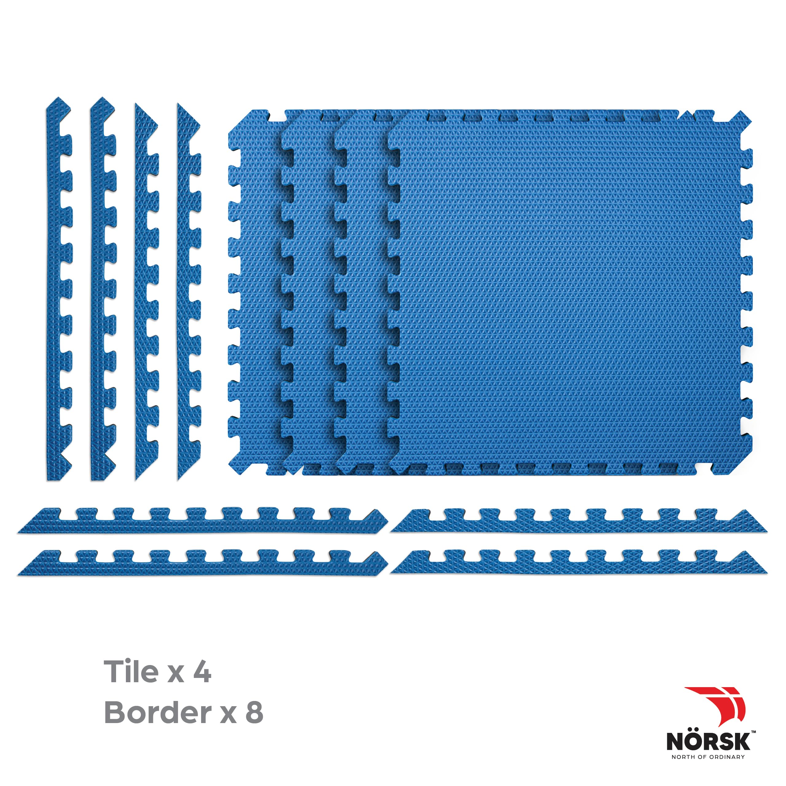 Norsk Reversible Exercise Mats 3/4