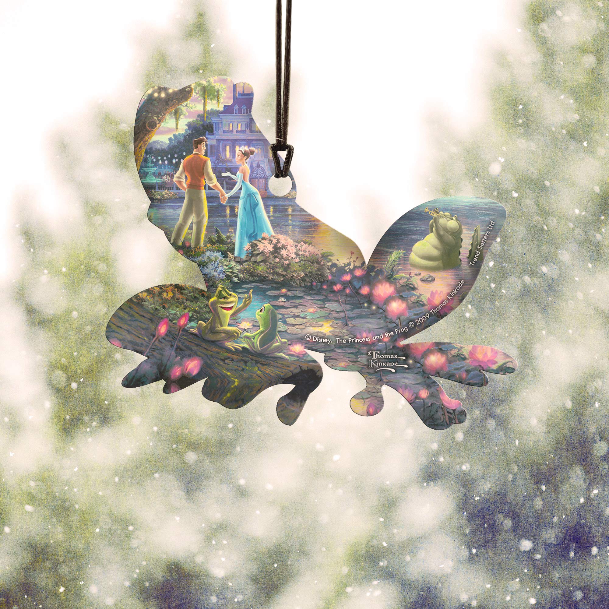 Thomas Kinkade Disney アクリルアート Shop Disney Mickey and Minnie