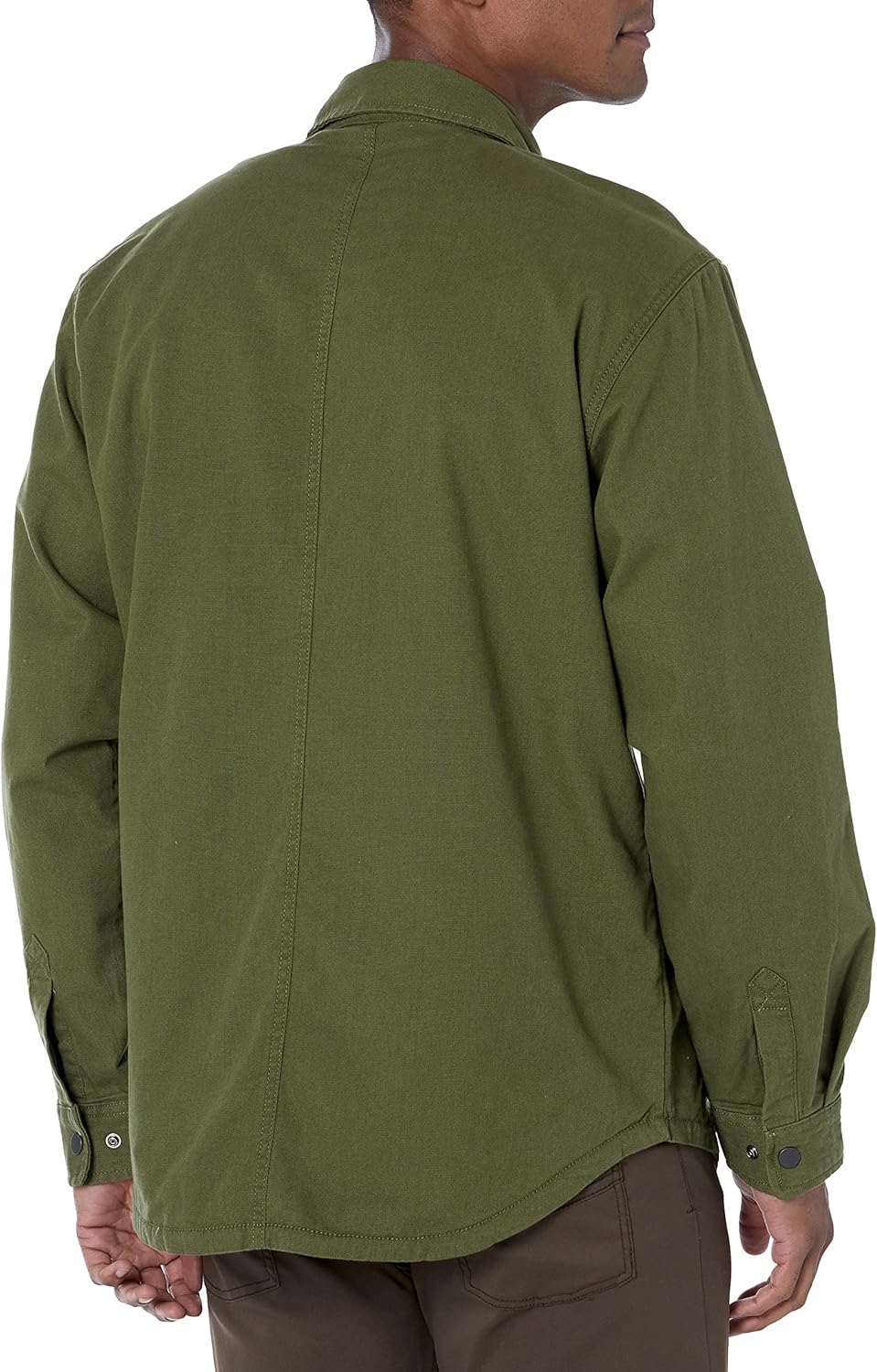 Carhartt Men's Rugged Flex Relaxed Fit Canvas Fleece-Lined Shirt Jac - Image 2