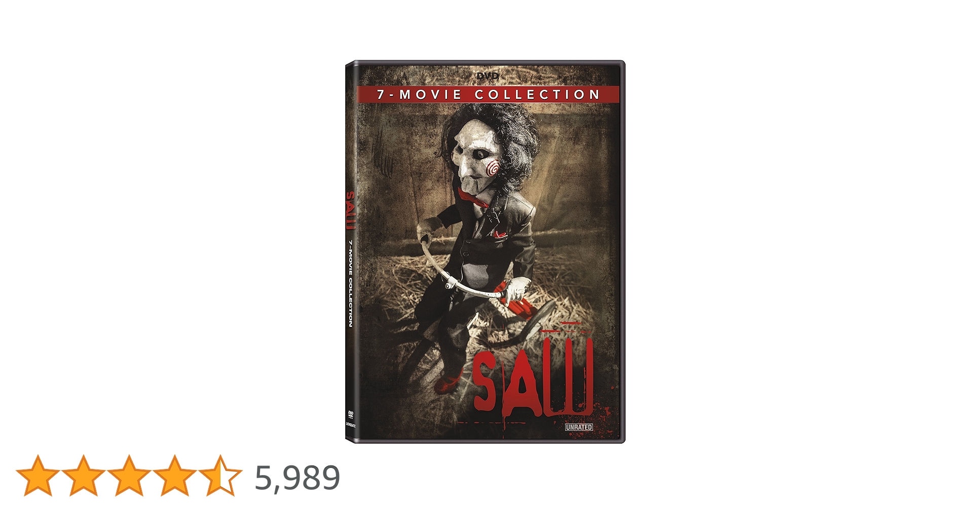 Amazon.co.jp: SAW: THE COMPLETE MOVIE COLLECTION : DVD