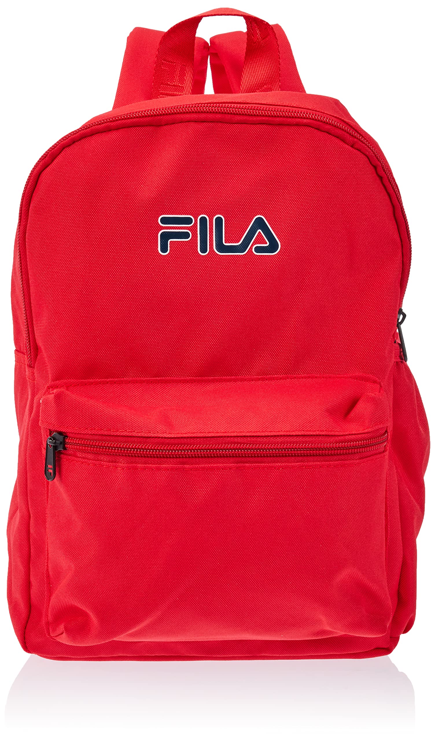 FILA Bury Small Easy Backpack-True Red-OneSize, Zaino Unisex-Bambini e Ragazzi, Rosso Vivo, Taglia Unica Moda