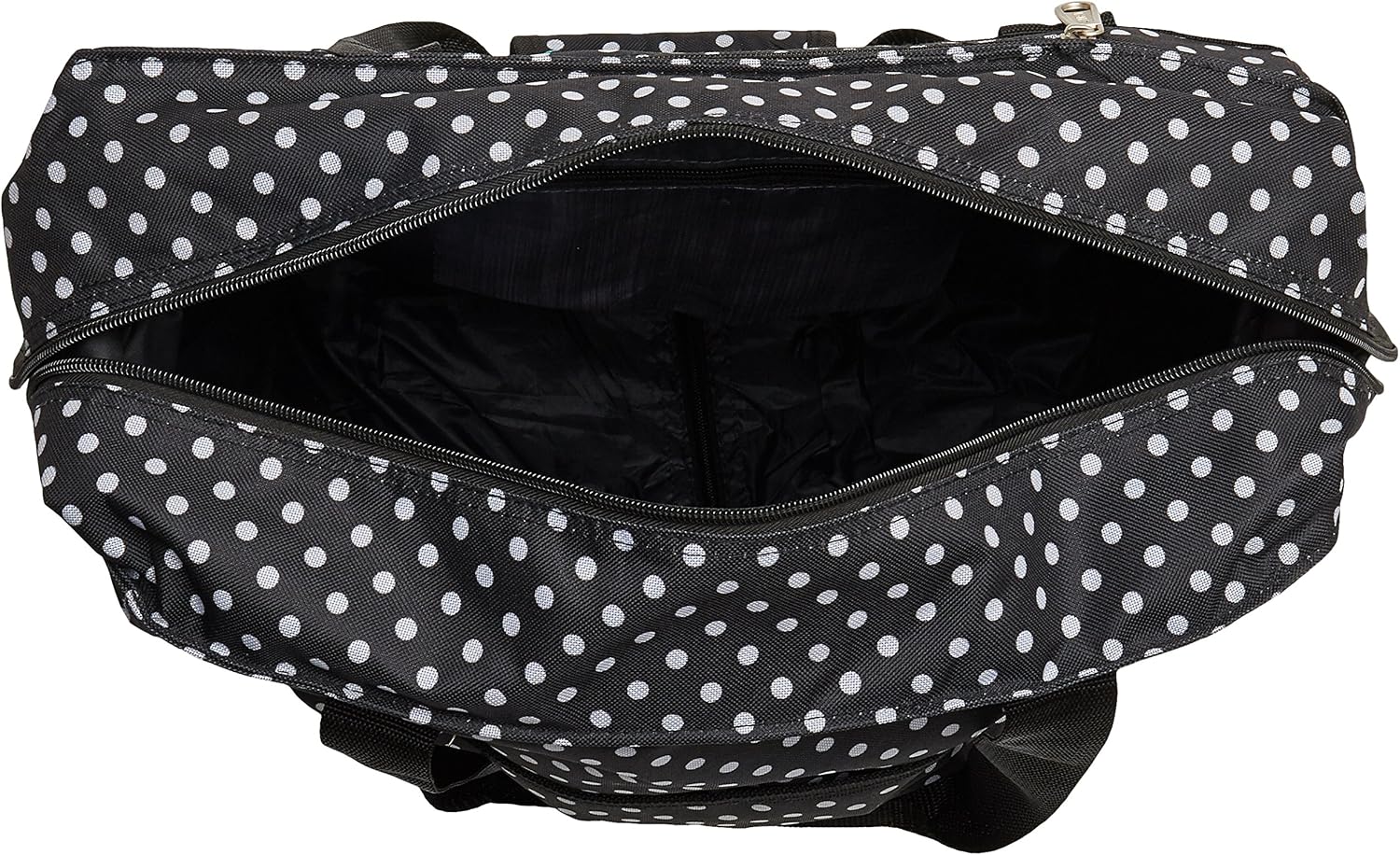CALPAK Big Eazy Bright Check 20-inch Rolling Shopping Tote Bag,Black Dots,One Size