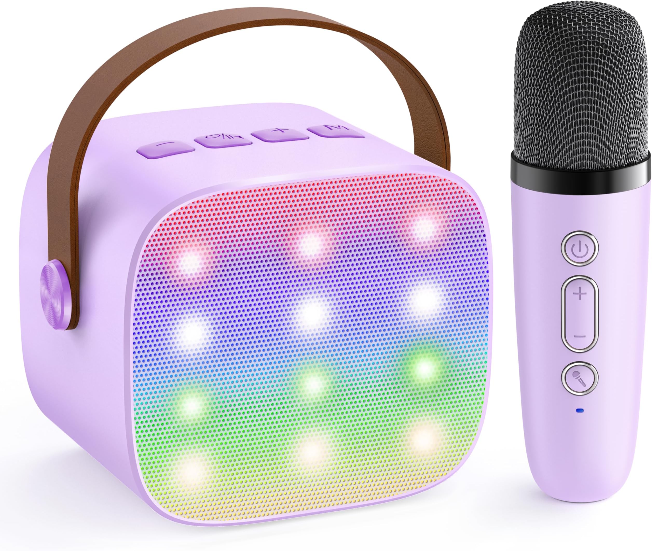 Mini Karaoke Machine for Kids Toy, Karaoke Gifts for Girls Ages 4, 5, 6, 7, 8, 9, 10, 12 +Year Old Birthday Party, 4-12 Years Old Christmas Toys Gift for Girls - Assorted Color