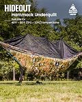 OneTigris Hideout Underquilt Hammock, pleine longueur Léger 4 Saison Hammock Quilt pour le camping Randonnée Backpacking Voyage Plage Backyard Patio portable