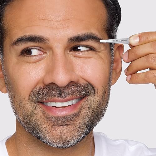 Miniatura 4 de Tweezerman Petite Tweeze Set with Travel Case - Point and Slant Tweezers, Tweezers for Travel (Black Case)