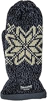 Vista 2 de Bruceriver - Manoplas de punto con forro polar Thinsulate cálido para mujer