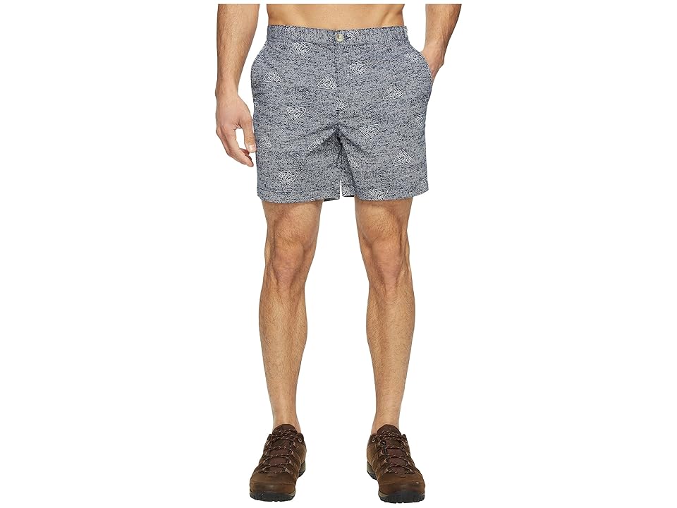 

Columbia Super Bonehead II Shorts (Collegiate Navy Triangle Palms) Men's Shorts