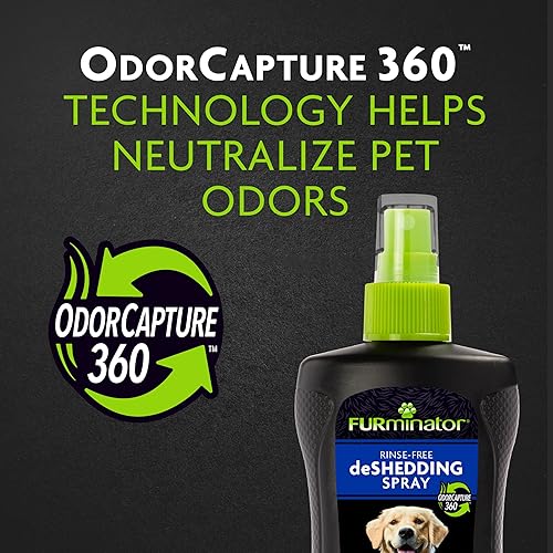 Vista 25 de FURminator - Herramienta de eliminación de pelaje y champú premium para perros, elimina el pelo suelto, combate el exceso de desprendimiento