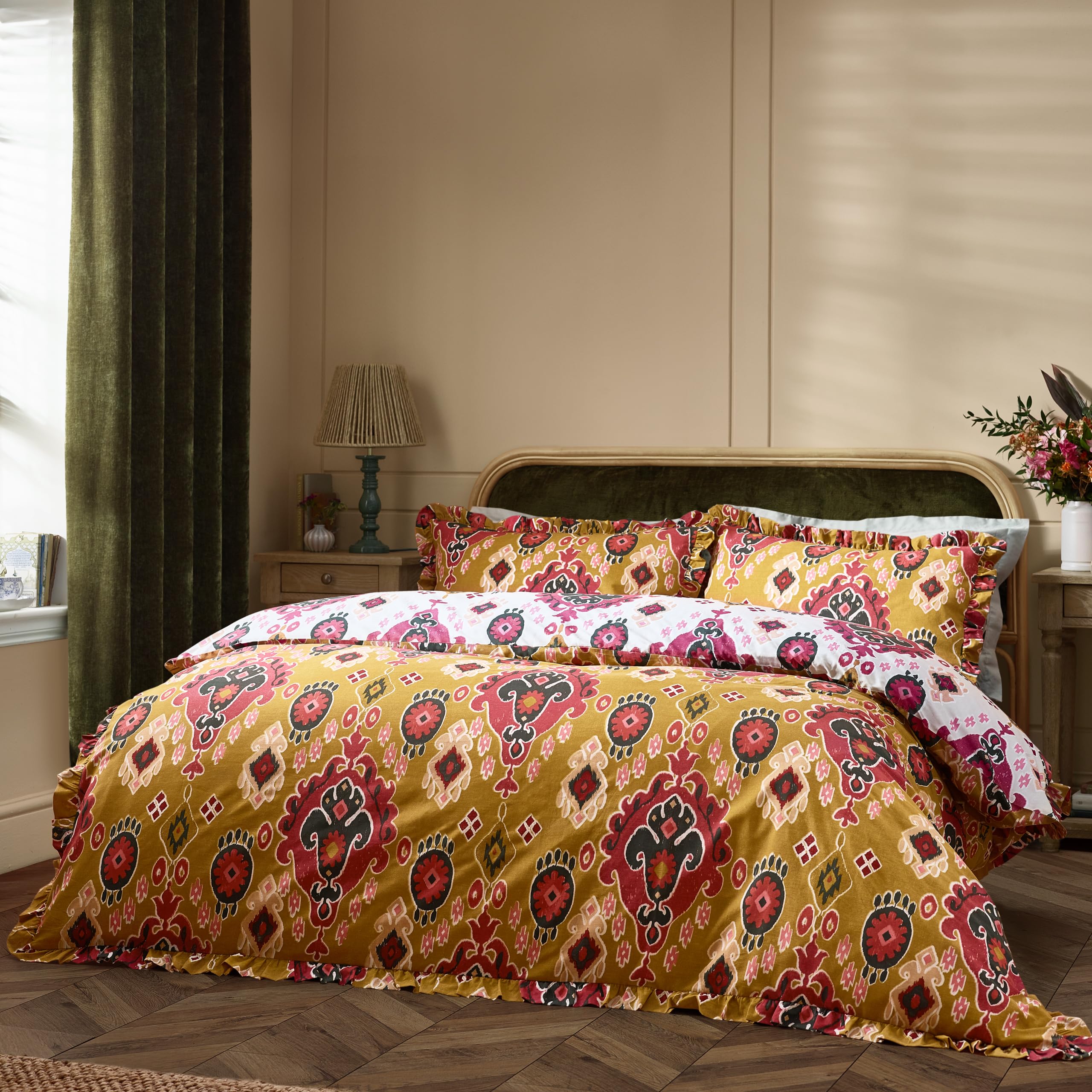 Devota & Lomba Set Copripiumino 3 Pezzi 150 Cm, 100% Cotone 144 Fili, Stampa Digitale Multicolore, Extra Morbido, Lavabile A 40° – Prodotto In Spagna