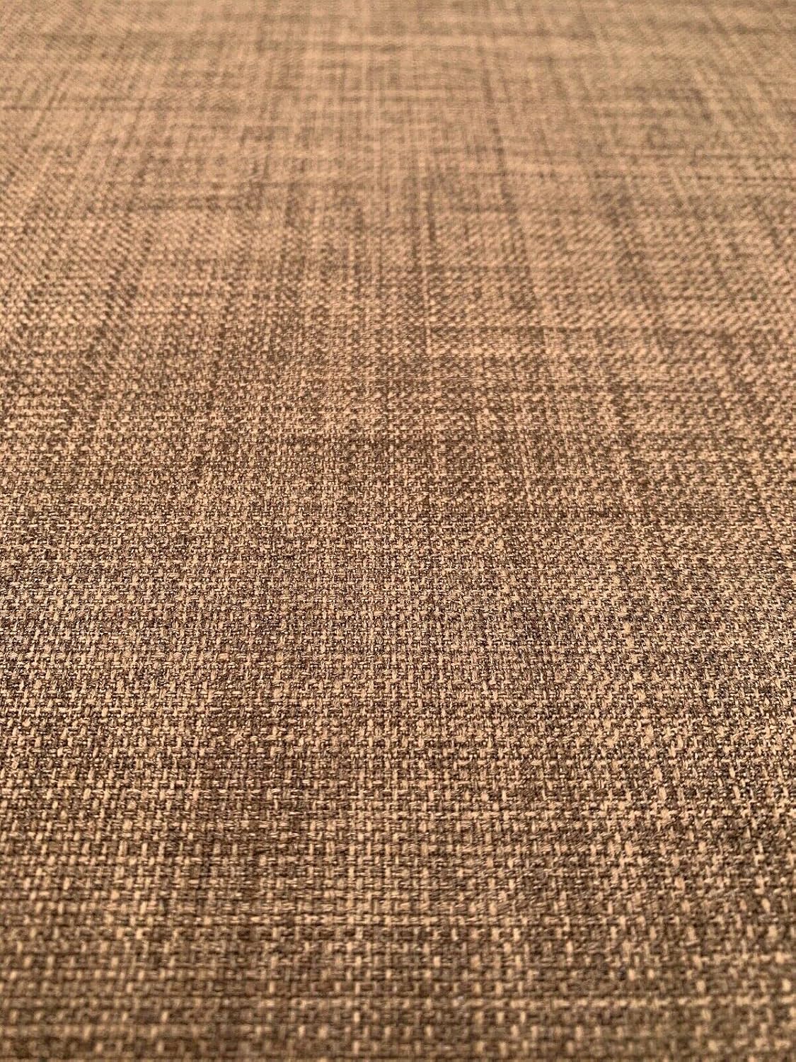41x24in, 13in RV Dinette Cushion Cover Set for Flagstaff in Brown Blend Linen