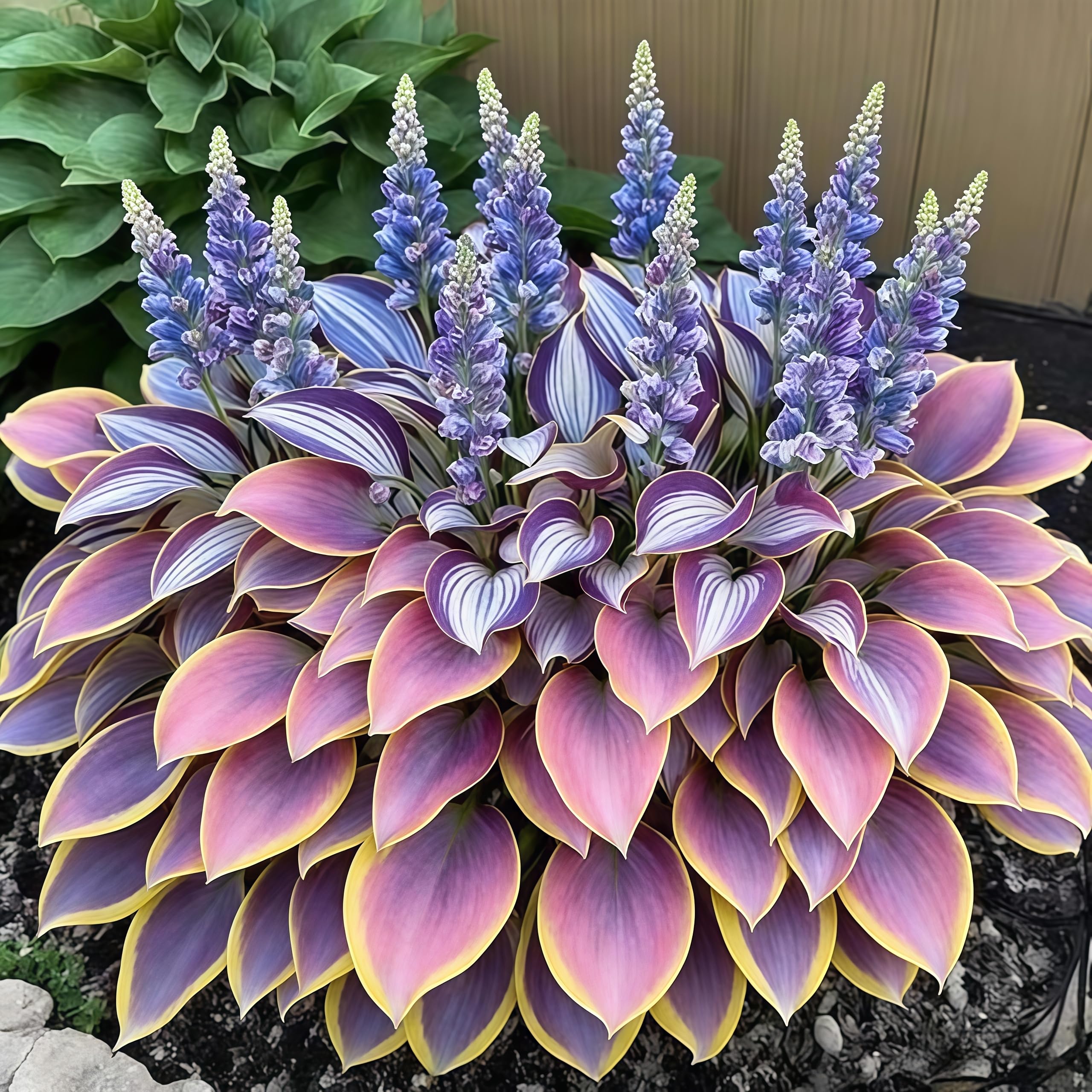 Grand Hosta Bulbs UK, Surprisingly Growing, Hardy Perennial, Potted Plants Rhizome, Garden Viewing, Landscape Design-4 Bulbs-G