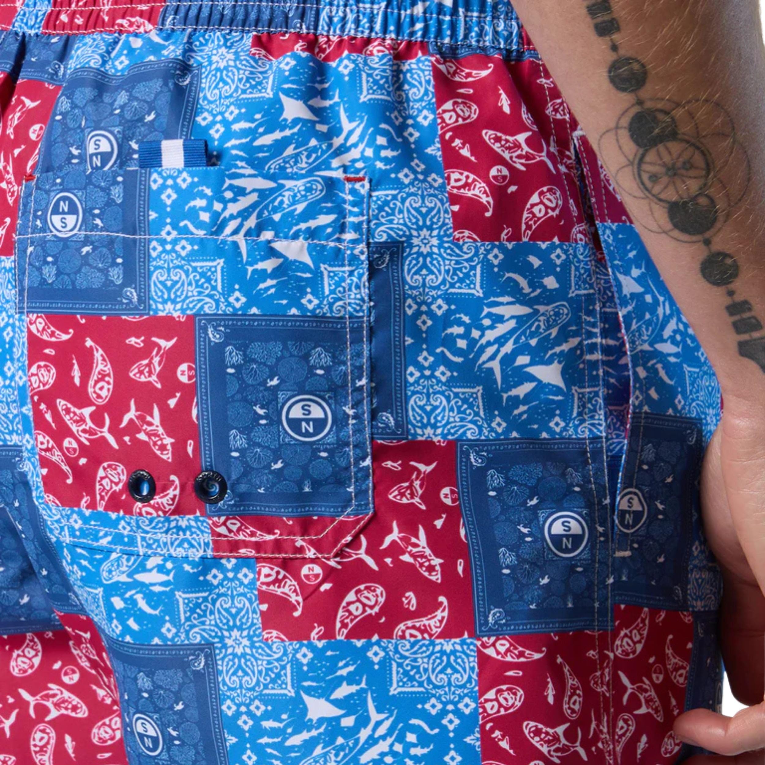 NORTH SAILS Bañador 673720 Boxer Mar Hombre Algodón Azul
