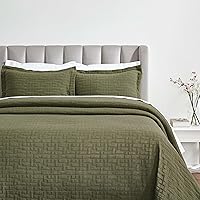 Vista 15 de Superior Juego de colcha de algodón Fleur De Lis, mantas cálidas, ropa de cama para todas las estaciones, decoración de dormitorio, colcha